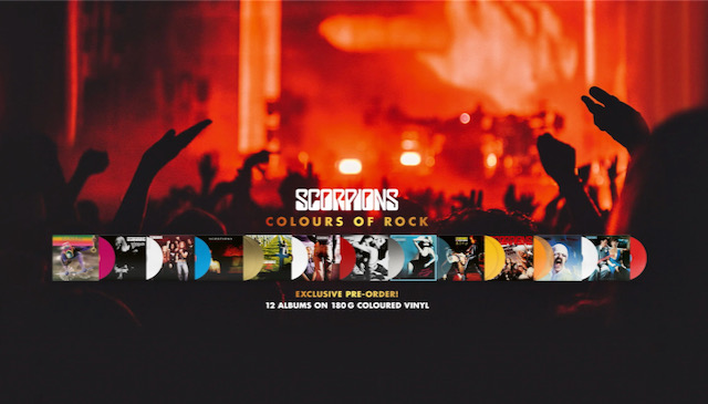 Scorpions Colors Of Rock Vinyle Limité