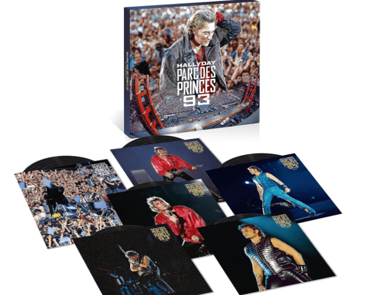 Johnny halliday vinyle parc des princes coffret