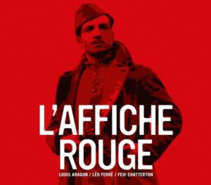 Affiche Rouge Leo Ferre Feu Chatterton Vinyle