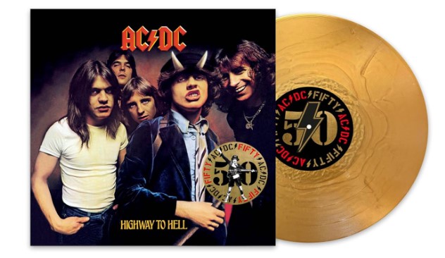 Acdc Vinyle Edition Limitée Vinyle Doré