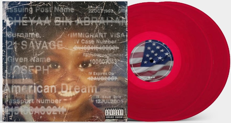 American Dream 21 Savage Vinyle