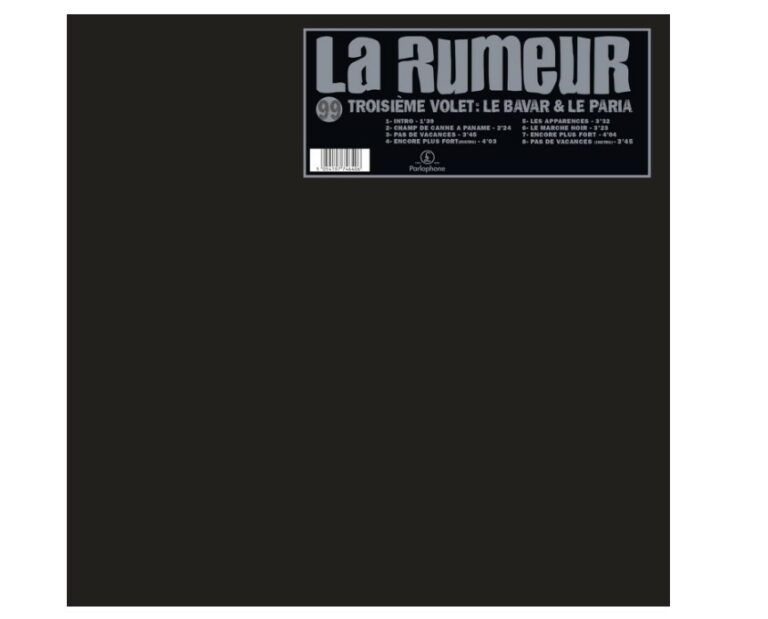 Rumeur Vinyle Bavar Paria