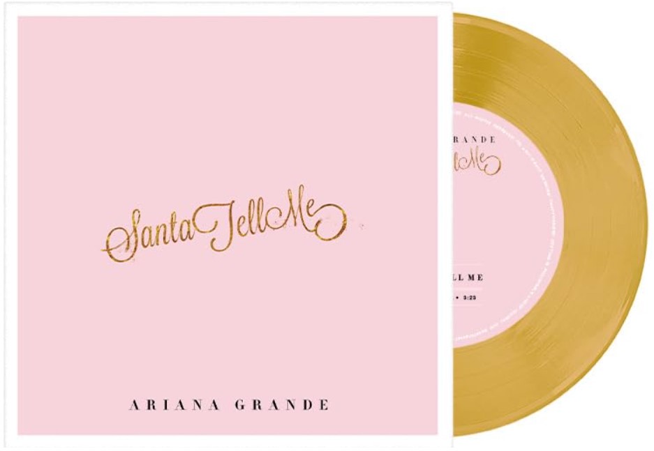 Ariana Grande Vinyle Santa Tell Me