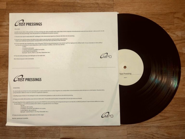 Test pressing