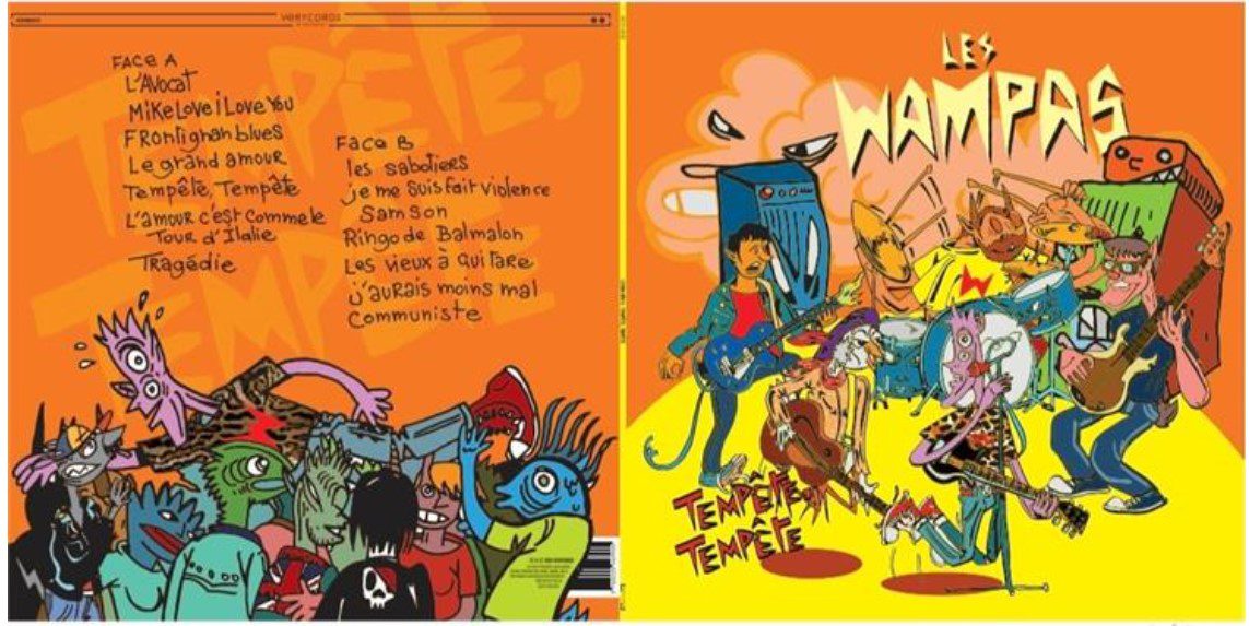 Wampas vinyle tempete cali