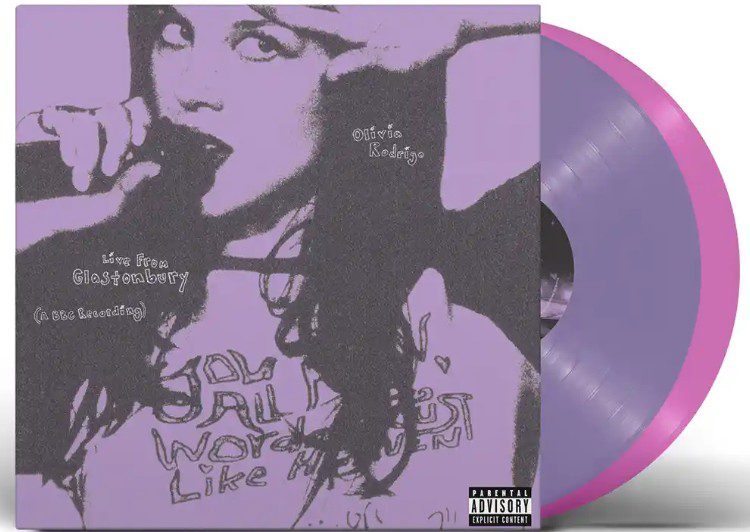 Olivia rodrigo vinyle glastonbury