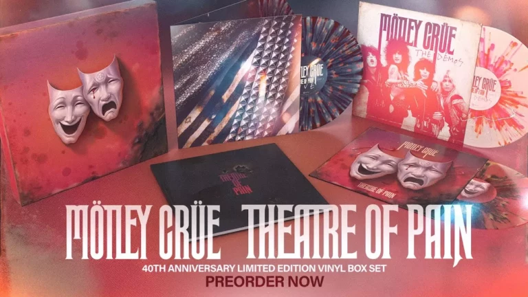 motley crue theatre of pain cogffret edition limitee 40eme anniversaire
