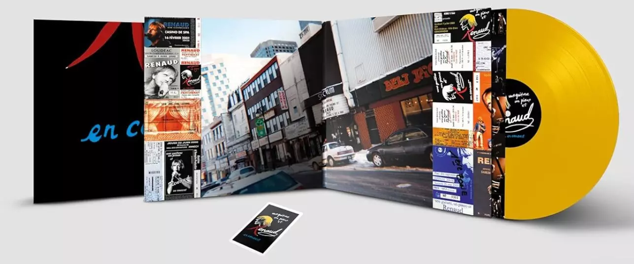 renaud live vinyle radio france une guitare un piano