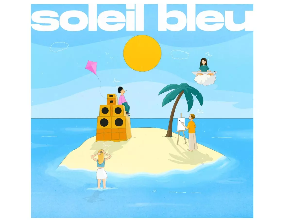 soleil bleu vinyle