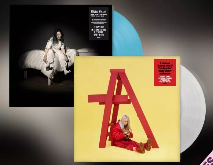 billie ellish vinyle nouvelles editions limitees