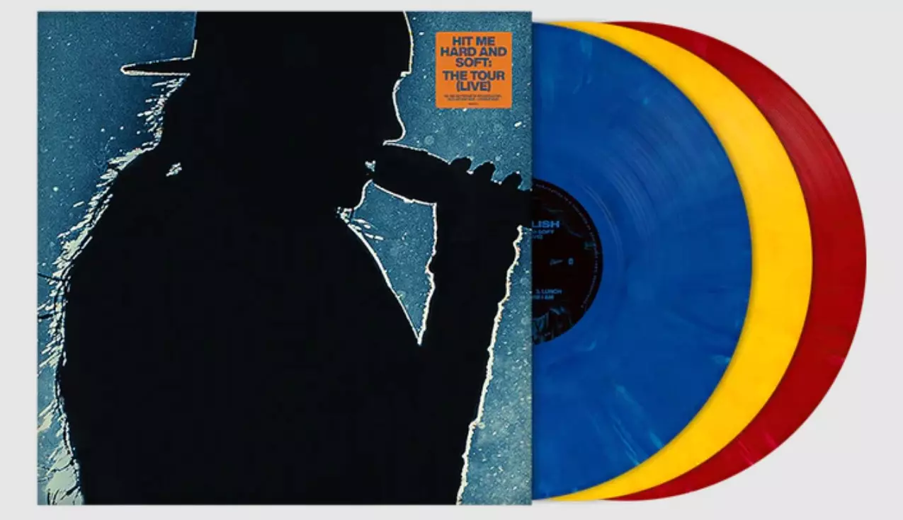 billie ellish vinyle HIT ME HARD AND SOFT THE TOUR LIVE edition limitee