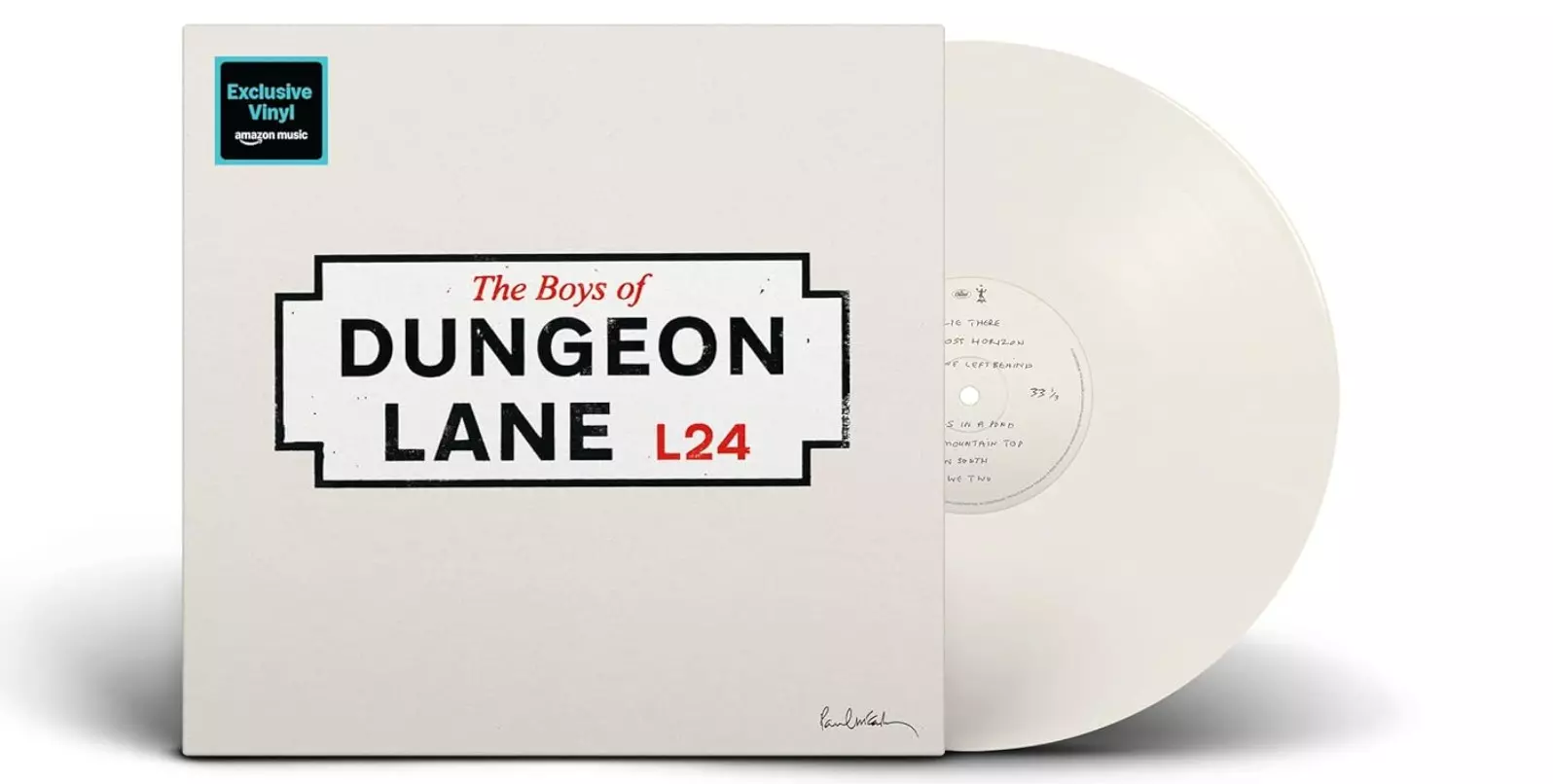 Paul mccartney vinyle The Boys of Dungeon Lane edition limitee blanc