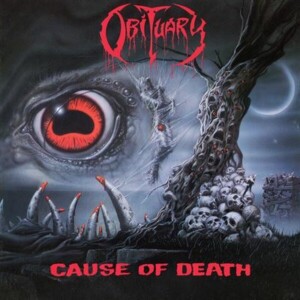 Obituary Cause Of Death vinyle bleu édition limitée