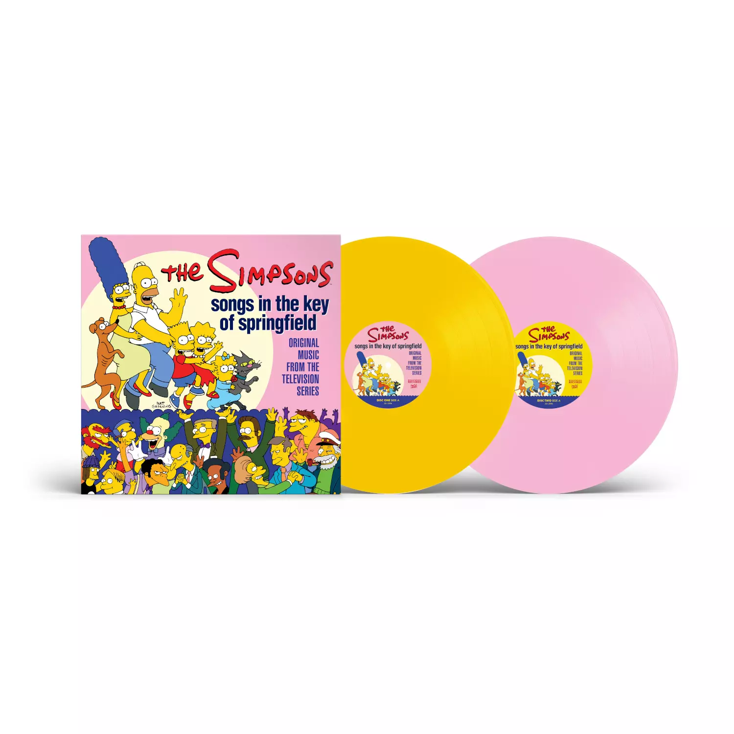 Pochette du double vinyle The Simpsons — Songs In The Key Of Springfield